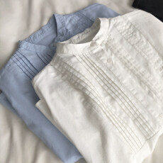 批发法式风琴褶通勤气质宽松<b class='q'>衬衫</b>女早春百搭休闲灯笼长袖<b class='q'>衬衣</b>2026新款