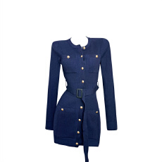 批发巨显身材的高级感针织连衣裙小众时尚气质修身包臀短裙2026年<b class='q'>冬</b>季