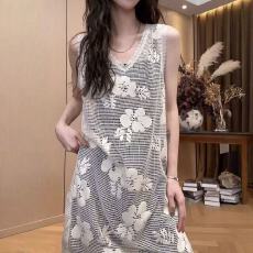 批发早春新款洋气背心高级感休闲裙2026无袖百搭显瘦<b class='q'>蕾丝</b>V领连衣