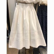 批发2026春夏新款蕾丝花边白色半身裙女夏季法式温柔风<b class='q'>高腰</b>A字<b class='q'>蓬蓬裙</b>