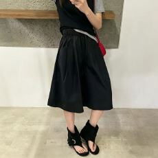 批发夏季新款韩系休闲宽松百搭显瘦阔腿五分裤