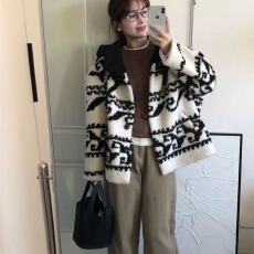 批发东大门十三行女装韩国货连帽小个子加厚感摇粒绒学院仿羊羔毛外套