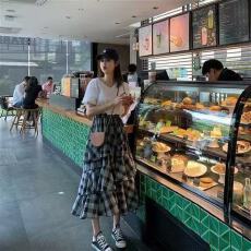 批发不规则高腰半身裙女2026春夏新款百搭中<b class='q'>长款</b>显瘦A字蛋糕裙长裙子