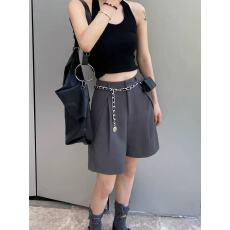 批发灰色<b class='q'>西装</b>短裤女夏季高腰a字休闲中裤黑色直筒五分裤2026新设计款