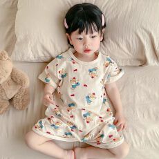 批发宝宝<b class='q'>睡衣</b>夏季薄款男女童连体睡袋<b class='q'>儿童</b>空调服婴儿爬行服居家<b class='q'>睡衣</b>潮