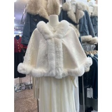 秋冬新款旗袍礼服披肩新娘婚纱外套结婚敬酒服保暖外搭秀禾服斗篷