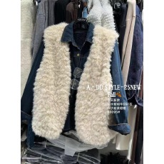 批发小奕 秋冬新款百搭宽松单排扣加绒保暖复古<b class='q'>牛仔</b>蓝叠穿<b class='q'>衬衫</b>外套女