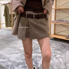 批发2025冬装新韩版高品质加厚羊毛呢前开叉显瘦A<b class='q'>字</b><b class='q'>裙</b>裤<b class='q'>裙</b><b class='q'>半身裙</b>