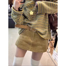 批发美拉德风复古灯芯绒<b class='q'>半身裙</b>裤女2025年秋冬新款时尚气质百搭A<b class='q'>字</b><b class='q'>裙</b>
