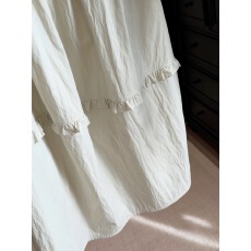 批发2026春季新款韩系复古花边设计显瘦花苞半身裙女松紧腰百搭中<b class='q'>长裙</b>