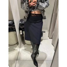 批发美式复古二合一蕾丝拼接<b class='q'>西装</b>半身裙女春秋新款ins潮性感低腰裙子