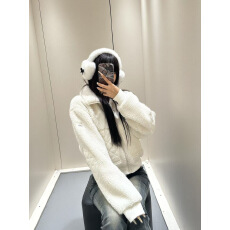 批发新<b class='q'>款</b><b class='q'>走</b><b class='q'>秀</b><b class='q'>款</b> 复古格纹仿羊羔毛内里摇粒绒夹克外套