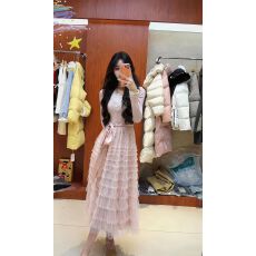 批发2026富家千金蕾丝连衣<b class='q'>裙</b>女春秋<b class='q'>公主裙</b>生日<b class='q'>礼服</b>网纱蛋糕蓬蓬长<b class='q'>裙</b>子