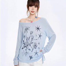 批发【180克亚麻雪花】长袖T恤防晒衫<b class='q'>打底衫</b>罩衫 透气<b class='q'>宽松</b>