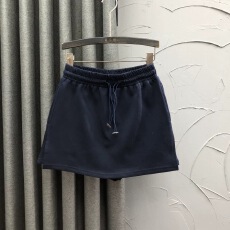 批发韩系松紧腰抽绳针织半身裙裤女<b class='q'>时尚</b>洋气假两件A字运动阔腿裤裙子