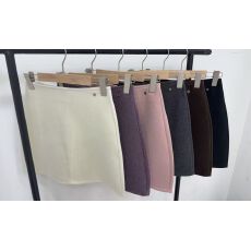 批发秋<b class='q'>冬</b>新款韩版时尚纯色百搭毛呢A字裙女高腰显瘦包臀加厚短裙潮