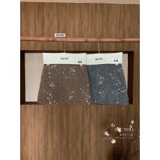 批发香香莉莉安亮片包臀裙法式重工小香亮片高品质修身显瘦半身裙