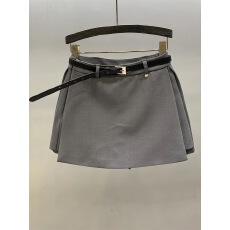 批发灰色西装辣妹半身裙女春<b class='q'>夏</b>新款高腰侧开叉a字包臀百搭休闲短裤裙