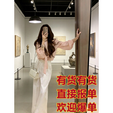 批发早秋时尚一整套女2026新款飘带领<b class='q'>衬衫</b>搭配长<b class='q'>裤</b>子休闲别致两件套<b class='q'>装</b>