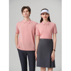 批发5%氨纶95%冰离子纤维  POLO衫 简约商务休闲翻领短袖上衣