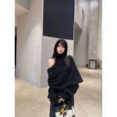 极简风薄款毛针织衫针织气质显瘦网红时尚休闲宽松秋冬百搭韩版