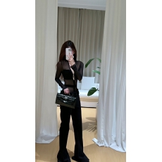 批发2025秋冬美式辣妹性感纯欲小众设计感网纱连体衣修身上衣休闲<b class='q'>裤</b>