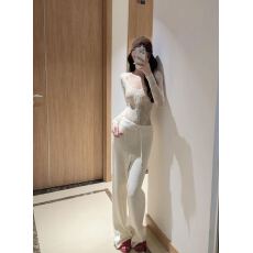 批发纯欲风性感蕾丝打底<b class='q'>上衣</b>女秋冬内搭连体衣休闲宽松阔腿<b class='q'>裤</b><b class='q'>两件套装</b>