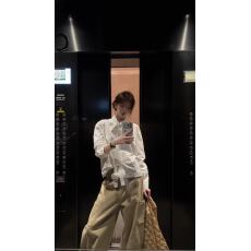 批发简约气质显瘦时尚套<b class='q'>装</b>洋气休闲百搭外穿长袖衬衫<b class='q'>上衣</b>款长<b class='q'>裤</b>两件套