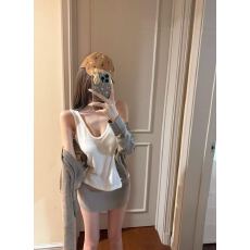 批发慵懒风宽松显瘦吊带背心女夏季外穿内搭百搭小上衣辣妹<b class='q'>半身裙</b>套装