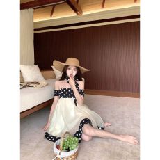 批发原版做法 原版雪纺面料<b class='q'>抹胸</b><b class='q'>连衣裙</b>女夏季纯欲一字肩网纱短裙子