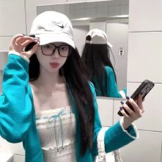 批发度假风长袖针织开衫辣妹系带别致抹胸背心女2025春季新款时尚套装