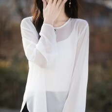 批发高级感防晒衣罩衫<b class='q'>女</b>夏新款宽松轻薄款<b class='q'>衬衫</b>上衣空调房衫薄款