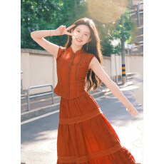 批发2026年<b class='q'>夏</b>季红色两件套