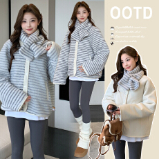 批发2025新款双面穿摇粒绒棉服外套秋冬加厚保暖小个子孕妇装短款上衣