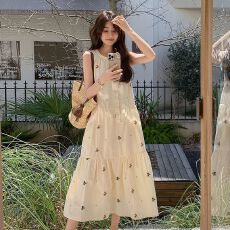 批发孕妇装2026新款夏装<b class='q'>连衣裙</b>孕妈高级穿搭背心凉感裙子孕期高级