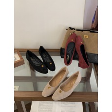 批发玫瑰小装饰气质晚晚风简约<b class='q'>复古</b>百搭小单鞋绝美配裙子