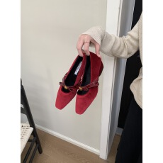 丝绒复古内增高绝美配裙子内增高洋气千金风高级感秋冬新款单鞋