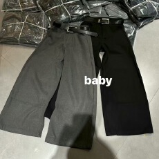 批发LIMO2025秋季<b class='q'>新款</b>韩版时尚百搭显瘦高腰休闲<b class='q'>裤</b>弯刀阔腿<b class='q'>裤</b><b class='q'>通勤</b>西<b class='q'>裤</b>