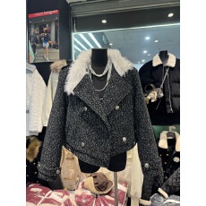 批发WUDADA 富家千金冬装套装厚黑美学精致名媛穿搭miu系毛呢外套女冬