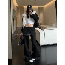 批发十三行韩版2025秋冬新款<b class='q'>设计</b>感时尚百搭连帽拉链卫衣加厚短外套女