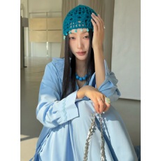 批发韩版旅游度假衬衫套装女春季巨好看独特别致时尚小众半身裙两件套