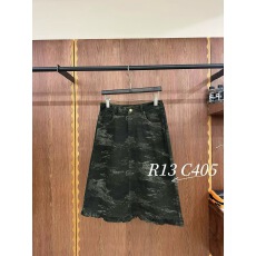 批发十三行R13 2026夏季新款美式复古低腰顶胯设计感迷<b class='q'>彩</b>工装半身裙女