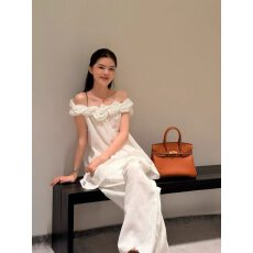 批发摩登197莱赛尔一字肩扭花背心女2026夏新款宽松百搭无袖上衣