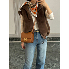 批发韩版chic 轻熟时尚气质秋冬日常穿搭皮草<b class='q'>马甲</b>女