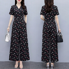 批发2026新款高端独特<b class='q'>连衣</b><b class='q'>裤</b>超好看气质女神范时尚绿色连体<b class='q'>裤</b>子女夏季