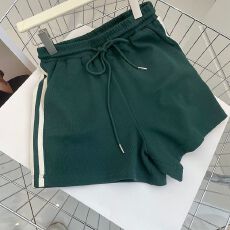 批发官图纯棉华棉310克夏季百搭休闲阔腿短裤居家外穿运动热裤女