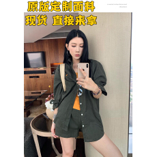 批发70不是七十游牧学者<b class='q'>亚麻</b>衬衫女夏老钱风韩系极简长袖上衣