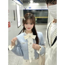 批发富家千<b class='q'>金</b>气质短款小香风外套秋季新款小众设计感高腰短裤子套装女