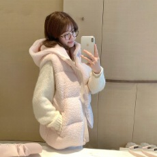 批发韩版学院风甜美连帽开衫马甲外套女学生叠穿针织圆领毛衣两件套装