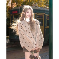 批发秋冬新款polo领上衣<b class='q'>衬衫</b><b class='q'>女</b>设计感门襟条纹排扣老钱复古<b class='q'>衬衣</b>上衣